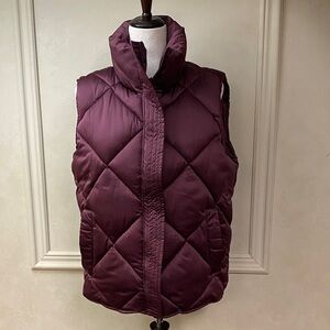 New! TRIBAL Reversible Merlot Puffer Vest
